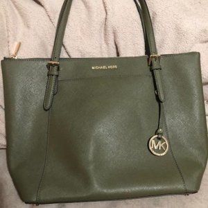 Michael Kors Olive Green Ciara Bag
